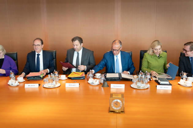 Cabinet meeting, Federal Government, Kickoff, Cabinet meeting, Federal Government, Federal Chancellor, Friedrich Merz, Minister of the Federal Chancellery, Nina Warken, Lars Klingbeil, Federal Minister of Finance, Vice Chancellor, Alexander Dobrindt, Federal Minister of the Interior, Katja Mast, Philipp Amthor Berlin Berlin GER
