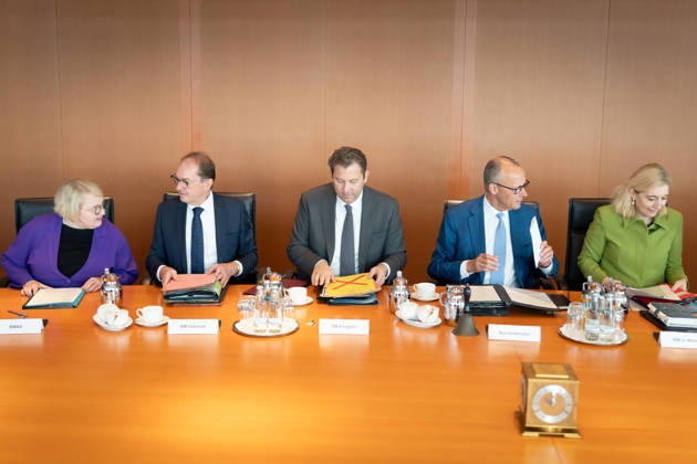 Cabinet meeting, Federal Government, Kickoff, Cabinet meeting, Federal Government, Federal Chancellor, Friedrich Merz, Minister of the Federal Chancellery, Nina Warken, Lars Klingbeil, Federal Minister of Finance, Vice Chancellor, Alexander Dobrindt, Federal Minister of the Interior, Katja Mast Berlin Berlin GER