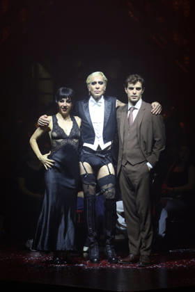 Mario Vaquerizo Presents the Musical *Cabaret* in Madrid Artist Laia Prats, Mario Vaquerizo, and actor José Pastor during the press preview of the musical *Cabaret* at Espacio Delicias on October 7, 2026, in Madrid, Spain. The artist will take on this iconic role starting October 9 at an even more immersive venue. CELEBRITIES MUSIC CABARET MUSICAL Madrid Madrid Spain Copyright: xJosexVelascox 7826178