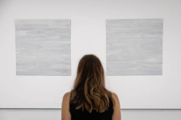 Robert Ryman: The Real Thing at Barbican Art Gallery, London, UK 7 October 2026 Standard, 1967 on display at Robert Ryman: The Real Thing at the Barbican Art Gallery, London, UK, on 7 October 2026. Enamel on cold-rolled steel panel. Twelve panels, each: 48x48 in. Solomon R Guggenheim Museum, New York Panza Collection, 1991. The first significant UK exhibition of American minimalist and conceptual painter Robert Ryman (1930 2019) in over 30 years brings together six decades of work, on view from 8 October 2026., Credit:Pete Speller Avalon Copyright: xPetexSpellerx xAvalonx 1141198954