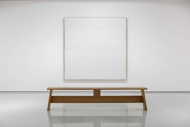Robert Ryman: The Real Thing at Barbican Art Gallery, London, UK 7 October 2026 The Painting of the Mysterious Shadow, 1966 on display at Robert Ryman: The Real Thing at the Barbican Art Gallery, London, UK, on 7 October 2026. The first significant UK exhibition of American minimalist and conceptual painter Robert Ryman (1930 2019) in over 30 years brings together six decades of work, on view from 8 October 2026., Credit:Pete Speller Avalon Copyright: xPetexSpellerx xAvalonx 1141198961