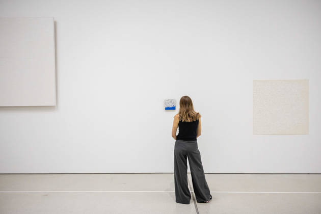 Robert Ryman: The Real Thing at Barbican Art Gallery, London, UK 7 October 2026 Untitled Study, 1963 on display at Robert Ryman: The Real Thing at the Barbican Art Gallery, London, UK, on 7 October 2026. The first significant UK exhibition of American minimalist and conceptual painter Robert Ryman (1930 2019) in over 30 years brings together six decades of work, on view from 8 October 2026., Credit:Pete Speller Avalon Copyright: xPetexSpellerx xAvalonx 1141198983