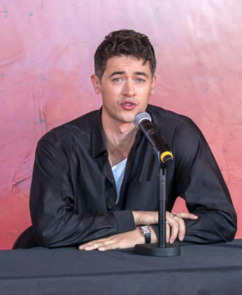 October 6, 2026, Brooklyn, Ny, United States: Tom Blyth attends A Few Good Men Broadway Revival press conference. Held at Vivian Beaumont Theater at Lincoln Center in New York. Zuma Press. October 6, 2026. Brooklyn United States - ZUMAp281 20261006_zea_p281_069 Copyright: xPhotoxImagexPressx