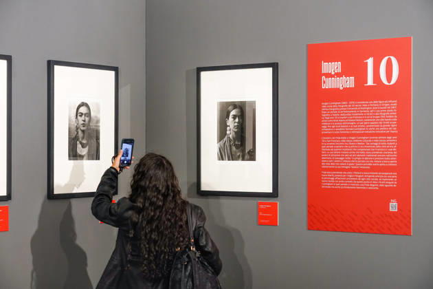 IPA89394056 - MILAN, October 7, 2026 - Opening of the photography exhibition Through My Eyes: Frida Kahlo and the Making of a Myth, curated by Vittoria Mainoldi at Superstudio Più on Via Tortona. Copyright: xEmanuelexRobertoxDexCarlix xx IPA89394056
