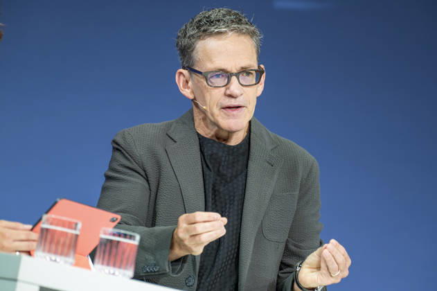 Bill Anderson, CEO of Bayer AG, Berlin, Germany, October 7, 2026 Bill Anderson, CEO of Bayer AG, attends the anniversary event in Berlin celebrating 80 years of *Handelsblatt* and 100 years of *WirtschaftsWoche*