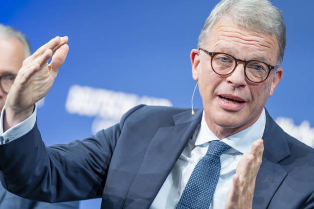 Christian Sewing, EUR, Germany, Berlin, October 7, 2026: Panel discussion with Christian Sewing, CEO of Deutsche Bank, who is attending the anniversary event in Berlin celebrating 80 years of *Handelsblatt* and 100 years of *WirtschaftsWoche*