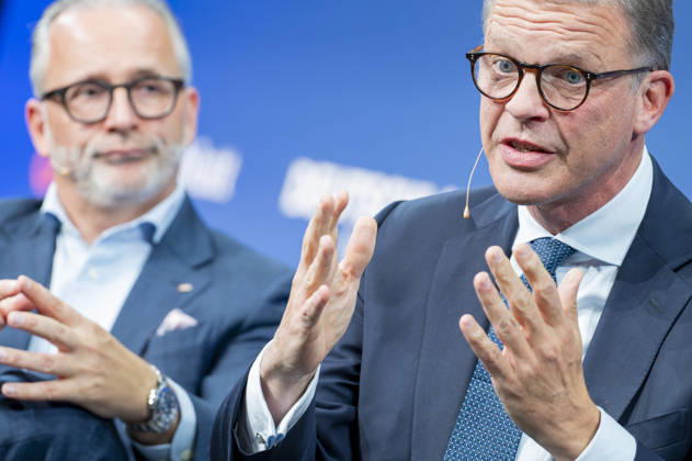 Christian Sewing, EUR, Germany, Berlin, October 7, 2026: Panel discussion with Christian Sewing, CEO of Deutsche Bank, who is attending the anniversary event in Berlin celebrating 80 years of *Handelsblatt* and 100 years of *WirtschaftsWoche*