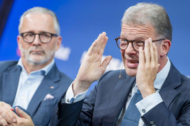 Christian Sewing, EUR, Germany, Berlin, October 7, 2026: Panel discussion with Christian Sewing, CEO of Deutsche Bank, who is attending the anniversary event in Berlin celebrating 80 years of *Handelsblatt* and 100 years of *WirtschaftsWoche*