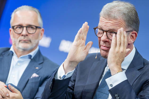 Christian Sewing, EUR, Germany, Berlin, October 7, 2026: Panel discussion with Christian Sewing, CEO of Deutsche Bank, who is attending the anniversary event in Berlin celebrating 80 years of *Handelsblatt* and 100 years of *WirtschaftsWoche*