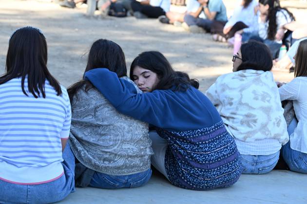 October 7, 2026, Kfar Aza, Israel: KFAR AZA, ISRAEL, OCTOBER 7, 2026: Residents and families gather for a memorial ceremony at Kibbutz Kfar Aza at 6:29 a.m., marking three years since the Hamas-led attack on southern Israel on October 7, 2023. Kfar Aza, a community near the Gaza border, was among the Israeli communities hardest hit during the assault. The ceremony began at the time the attack started three years earlier as communities across southern Israel held commemorations for the victims. Photo JNA Press. Kfar Aza Israel - ZUMAq101 20261007_zna_q101_024 Copyright: xPaulinaxPatimerx