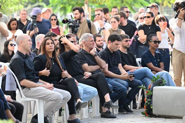 October 7, 2026, Kfar Aza, Israel: KFAR AZA, ISRAEL, OCTOBER 7, 2026: Residents and families gather for a memorial ceremony at Kibbutz Kfar Aza at 6:29 a.m., marking three years since the Hamas-led attack on southern Israel on October 7, 2023. Kfar Aza, a community near the Gaza border, was among the Israeli communities hardest hit during the assault. The ceremony began at the time the attack started three years earlier as communities across southern Israel held commemorations for the victims. Photo JNA Press. Kfar Aza Israel - ZUMAq101 20261007_zna_q101_023 Copyright: xPaulinaxPatimerx