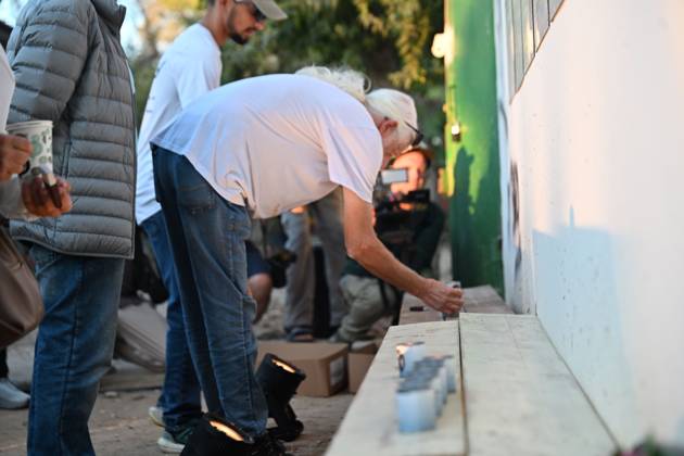 October 7, 2026, Kfar Aza, Israel: KFAR AZA, ISRAEL, OCTOBER 7, 2026: Residents and families gather for a memorial ceremony at Kibbutz Kfar Aza at 6:29 a.m., marking three years since the Hamas-led attack on southern Israel on October 7, 2023. Kfar Aza, a community near the Gaza border, was among the Israeli communities hardest hit during the assault. The ceremony began at the time the attack started three years earlier as communities across southern Israel held commemorations for the victims. Photo JNA Press. Kfar Aza Israel - ZUMAq101 20261007_zna_q101_061 Copyright: xPaulinaxPatimerx