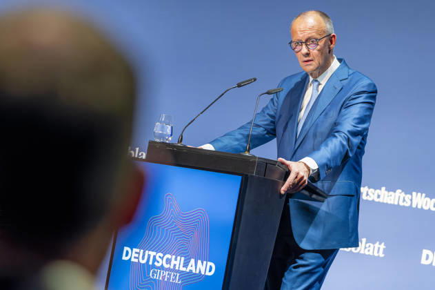 Friedrich Merz, EUR, Germany, Berlin, October 7, 2026 Keynote address by Federal Chancellor Friedrich Merz (CDU) on the state of our country on the occasion of the anniversary event in Berlin marking 80 years of *Handelsblatt* and 100 years of *WirtschaftsWoche*