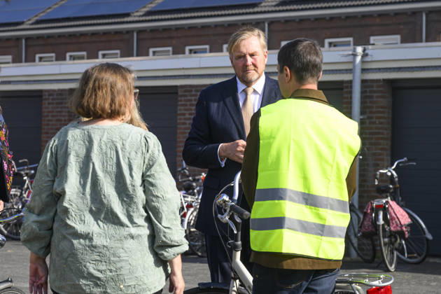 07-10-2026 Bosch King Willem-Alexander visited the Bike House, world kitchen and the Boschveld Garden at the Copernikkel, a cooperative of various resident-led initiatives and participating in the SAMEN lokaal program, in Den Bosch. Â  Copyright: xPPEx