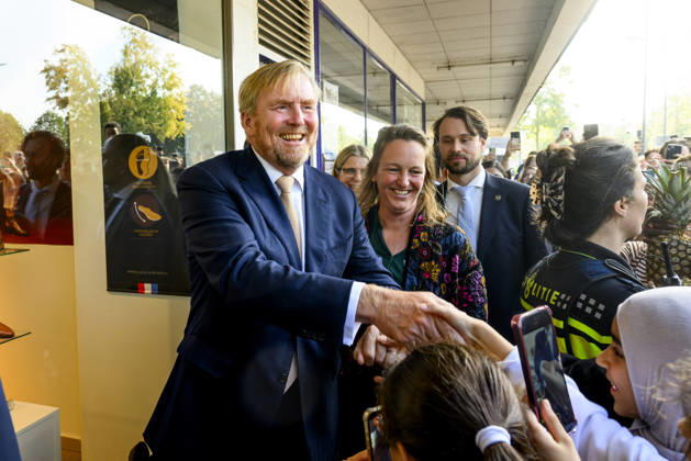 07-10-2026 Bosch King Willem-Alexander visited the Bike House, world kitchen and the Boschveld Garden at the Copernikkel, a cooperative of various resident-led initiatives and participating in the SAMEN lokaal program, in Den Bosch. Â  Copyright: xPPEx