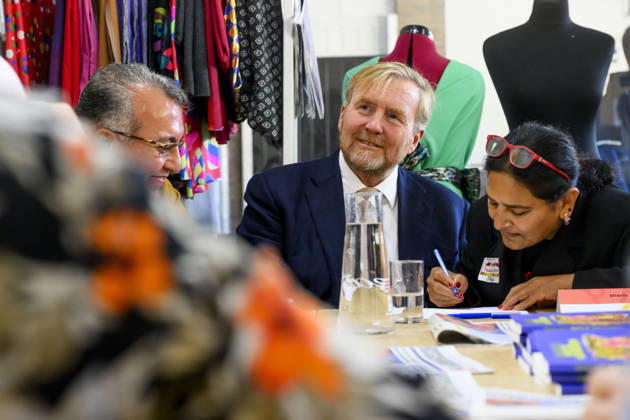 07-10-2026 Bosch King Willem-Alexander visited the Bike House, world kitchen and the Boschveld Garden at the Copernikkel, a cooperative of various resident-led initiatives and participating in the SAMEN lokaal program, in Den Bosch. Â  Copyright: xPPEx