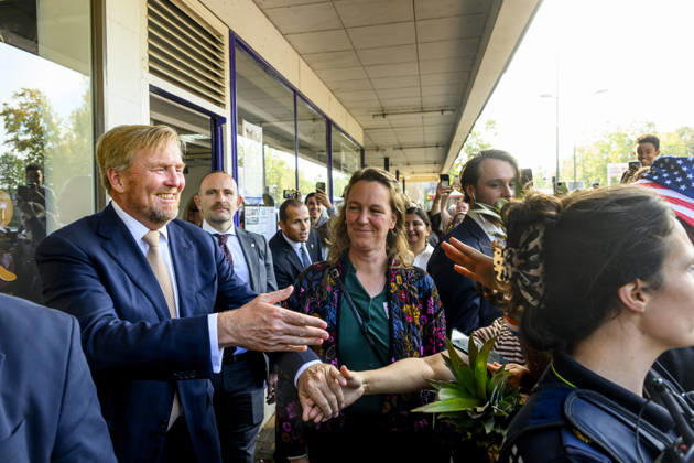 07-10-2026 Bosch King Willem-Alexander visited the Bike House, world kitchen and the Boschveld Garden at the Copernikkel, a cooperative of various resident-led initiatives and participating in the SAMEN lokaal program, in Den Bosch. Â  Copyright: xPPEx