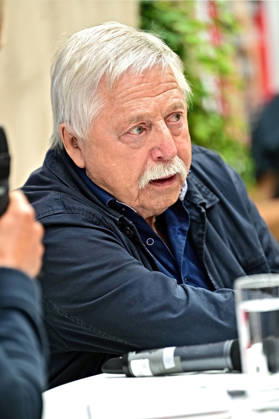 Frankfurt Book Fair 2026: Singer-songwriter and poet Wolf Biermann on October 7, 2026, at the Frankfurt Book Fair 20261007MWI151853