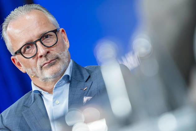 Carsten Knobel, EUR, Germany, Berlin, October 7, 2026 Carsten Knobel, CEO of Henkel Europe, attends the anniversary event in Berlin celebrating 80 years of *Handelsblatt* and 100 years of *WirtschaftsWoche*