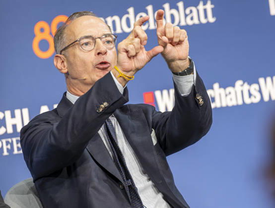 Oliver Bäte, EUR, Germany, Berlin, October 7, 2026 Oliver Bäte, CEO of Allianz SE, attends the anniversary event in Berlin celebrating 80 years of *Handelsblatt* and 100 years of *WirtschaftsWoche*