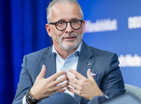 Carsten Knobel, EUR, Germany, Berlin, October 7, 2026 Carsten Knobel, CEO of Henkel Europe, attends the anniversary event in Berlin celebrating 80 years of *Handelsblatt* and 100 years of *WirtschaftsWoche*