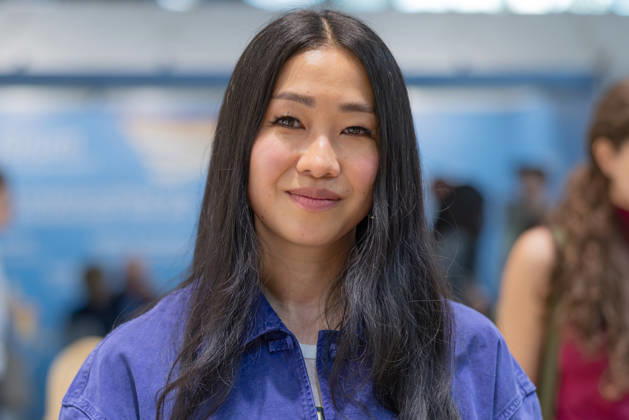 Frankfurt Book Fair 2026 Journalist and author Ubin Eoh, Frankfurt am Main, Hesse, Germany, Exhibition Center
