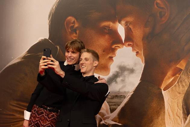 Actor Valentin Campagne and Actor Emmanuel Macchia pictured during the opening of Gent International Film Festival, with the opening film Coward by Gent director Dhont on Wednesday 7 October 2026. The 53rd edition of Film Fest Gent takes place from 07 to 18 October. Coward is Dhont s third feature film and this is the third time a film by Dhont has opened the festival. This previously happened with Girl in 2018 and Close in 2022. JAMES ARTHUR PHOTOGRAPHY JAMESxARTHURxGEKIERE 189086676