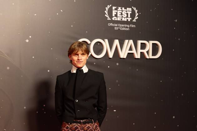 Actor Emmanuel Macchia pictured during the opening of Gent International Film Festival, with the opening film Coward by Gent director Dhont on Wednesday 7 October 2026. The 53rd edition of Film Fest Gent takes place from 07 to 18 October. Coward is Dhont s third feature film and this is the third time a film by Dhont has opened the festival. This previously happened with Girl in 2018 and Close in 2022. JAMES ARTHUR PHOTOGRAPHY JAMESxARTHURxGEKIERE 189086685