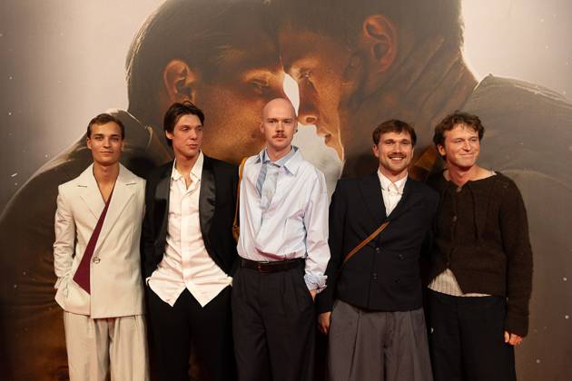 Cast Cowards pictured during the opening of Gent International Film Festival, with the opening film Coward by Gent director Dhont on Wednesday 7 October 2026. The 53rd edition of Film Fest Gent takes place from 07 to 18 October. Coward is Dhont s third feature film and this is the third time a film by Dhont has opened the festival. This previously happened with Girl in 2018 and Close in 2022. JAMES ARTHUR PHOTOGRAPHY JAMESxARTHURxGEKIERE 189086648