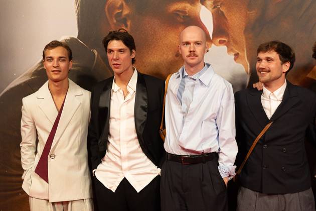 Cast Cowards pictured during the opening of Gent International Film Festival, with the opening film Coward by Gent director Dhont on Wednesday 7 October 2026. The 53rd edition of Film Fest Gent takes place from 07 to 18 October. Coward is Dhont s third feature film and this is the third time a film by Dhont has opened the festival. This previously happened with Girl in 2018 and Close in 2022. JAMES ARTHUR PHOTOGRAPHY JAMESxARTHURxGEKIERE 189086653