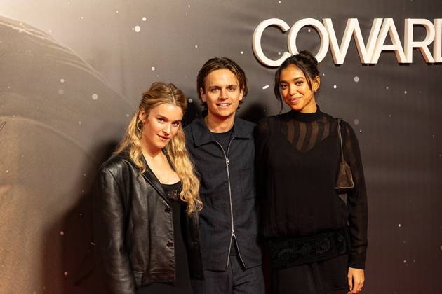 Actress And Singer Pommelien Thijs and Actor Kes Bakker and Actress Ayana Doucourà pictured during the opening of Gent International Film Festival, with the opening film Coward by Gent director Dhont on Wednesday 7 October 2026. The 53rd edition of Film Fest Gent takes place from 07 to 18 October. Coward is Dhont s third feature film and this is the third time a film by Dhont has opened the festival. This previously happened with Girl in 2018 and Close in 2022. JAMES ARTHUR PHOTOGRAPHY JAMESxARTHURxGEKIERE 189086573