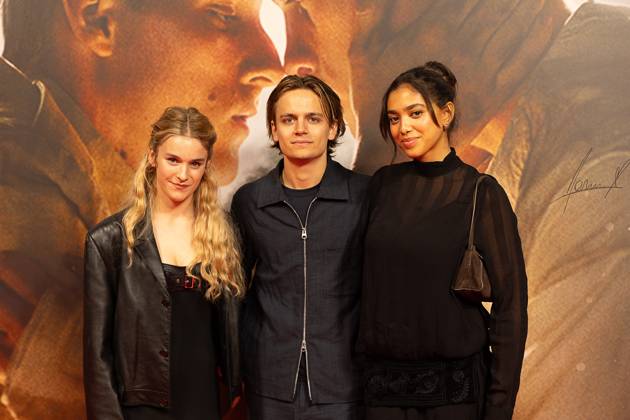 Actress And Singer Pommelien Thijs and Actor Kes Bakker and Actress Ayana Doucourà pictured during the opening of Gent International Film Festival, with the opening film Coward by Gent director Dhont on Wednesday 7 October 2026. The 53rd edition of Film Fest Gent takes place from 07 to 18 October. Coward is Dhont s third feature film and this is the third time a film by Dhont has opened the festival. This previously happened with Girl in 2018 and Close in 2022. JAMES ARTHUR PHOTOGRAPHY JAMESxARTHURxGEKIERE 189086557