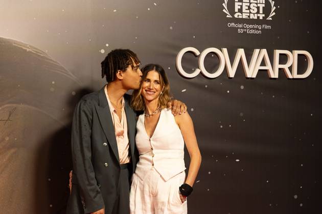 Television Presenter Aster Nzeyimana and Actress Lize Feryn pictured during the opening of Gent International Film Festival, with the opening film Coward by Gent director Dhont on Wednesday 7 October 2026. The 53rd edition of Film Fest Gent takes place from 07 to 18 October. Coward is Dhont s third feature film and this is the third time a film by Dhont has opened the festival. This previously happened with Girl in 2018 and Close in 2022. JAMES ARTHUR PHOTOGRAPHY  JAMESxARTHURxGEKIERE 189086524