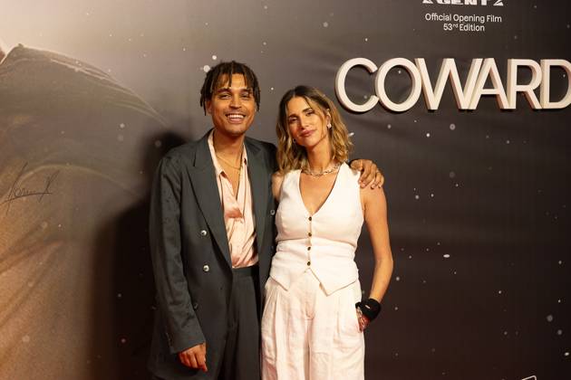 Television Presenter Aster Nzeyimana and Actress Lize Feryn pictured during the opening of Gent International Film Festival, with the opening film Coward by Gent director Dhont on Wednesday 7 October 2026. The 53rd edition of Film Fest Gent takes place from 07 to 18 October. Coward is Dhont s third feature film and this is the third time a film by Dhont has opened the festival. This previously happened with Girl in 2018 and Close in 2022. JAMES ARTHUR PHOTOGRAPHY  JAMESxARTHURxGEKIERE 189086525