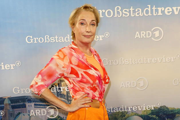 Saskia Fischer at the *Großstadtrevier* ARD Series 40th Anniversary Photo Call on October 7, 2026, at the Astor Film Lounge in Hamburg. Saskia Fischer attends the photo call for the 40th anniversary of the series *Großstadtrevier* on October 7, 2026 at the Astor Film Lounge in Hamburg, Germany. 40th Anniversary of *Großstadtrevier* (ARD) in Hamburg
