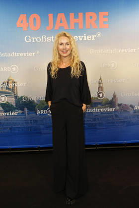 Dorothea Schenck at the photo call for the 40th anniversary of the ARD series *Großstadtrevier* on October 7, 2026, at the Astor Film Lounge in Hamburg. Dorothea Schenck attends the photo call for the 40th anniversary of the series *Großstadtrevier* on October 7, 2026 at the Astor Film Lounge in Hamburg, Germany. 40th Anniversary of *Großstadtrevier* (ARD) in Hamburg