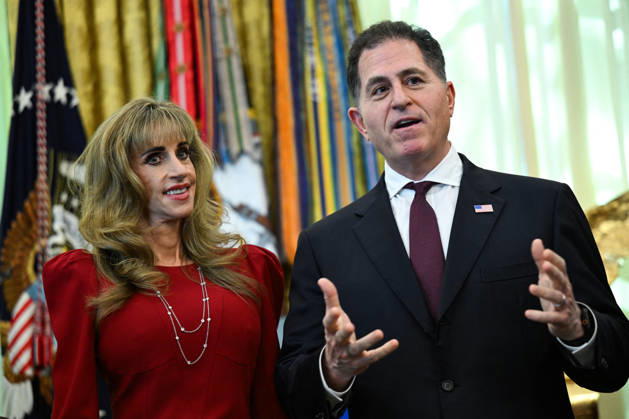 Trump Makes Oval Office Announcement WASHINGTON, DC - OCT. 7: Dell Technologies CEO Michael Dell speaks as US President Donald Trump makes an announcement on Trump Accounts in the Oval Office on Wednesday, Oct. 7, 2026 at the White House in Washington, D.C. (Photo by Annabelle Gordon Pool For The Washington Post) Washington DC United States Copyright: xPool ABACAx