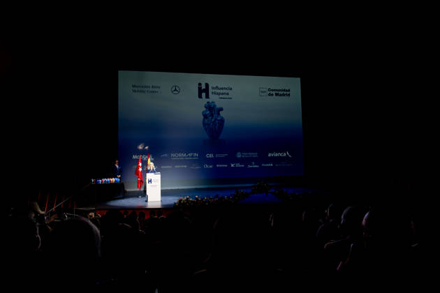 3rd Annual Hispanic Influence Awards The president of the Regional Government of Extremadura, María Guardiola, speaks during the 3rd Annual Hispanic Influence Awards ceremony on October 7, 2026, in Madrid, Spain. The main objective of the Hispanic Influence Awards is to recognize excellence, talent, creativity, and leadership of individuals and institutions that strengthen ties within the Spanish-speaking community and promote Hispanic values globally. OCTOBER 7, 2026 HISPANIC INFLUENCE AWARDS SPANISH-SPEAKERS HISPANIC IDENTITY Madrid Madrid, Spain  Copyright: xRicardoxRubiox 7827275