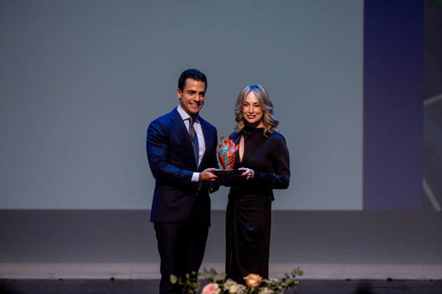 3rd Annual Hispanic Influence Awards: Designer Silvia Tcherassi receives an award during the 3rd Annual Hispanic Influence Awards ceremony on October 7, 2026, in Madrid, Spain. The main objective of the Hispanic Influence Awards is to recognize excellence, talent, creativity, and leadership of individuals and institutions that strengthen the ties between the Spanish-speaking community and promote Hispanic values on a global scale. OCTOBER 7, 2026 HISPANIC INFLUENCE AWARDS SPANISH-SPEAKERS HISPANIC IDENTITY Madrid Madrid, Spain Copyright: xRicardoxRubiox 7827291
