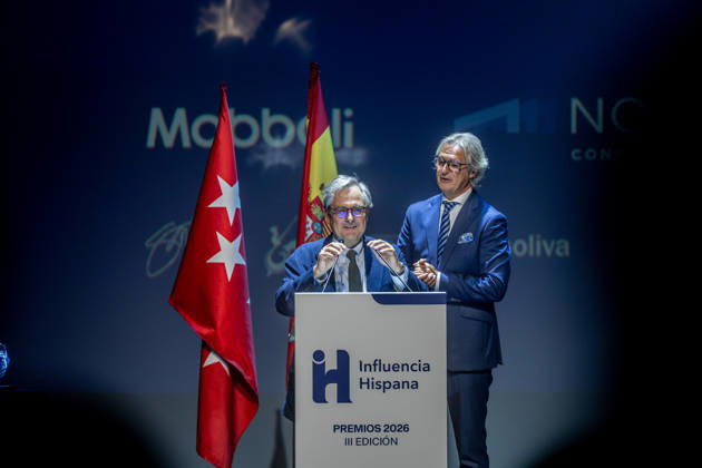 3rd Annual Hispanic Influence Awards Francisco Marhuenda, editor-in-chief of La Razón, speaks during the 3rd Annual Hispanic Influence Awards ceremony on October 7, 2026, in Madrid, Spain. The main objective of the Hispanic Influence Awards is to recognize excellence, talent, creativity, and leadership of individuals and institutions that strengthen the ties between the Spanish-speaking community and promote Hispanic values on a global scale OCTOBER 7, 2026 HISPANIC INFLUENCE AWARDS SPANISH-SPEAKERS HISPANIC IDENTITY Madrid Madrid, Spain  Copyright: xRicardoxRubiox 7827301