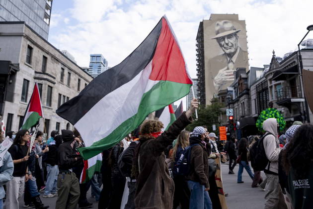 October 7, 2026, Montreal, Pq, CANADA: People take part in a pro-Palestinian march in Montreal, on Wednesday, Oct. 7, 2026. Montreal CANADA  - ZUMAc35_ 20261007_zaf_c35_056 Copyright: xChristopherxKatsarovx