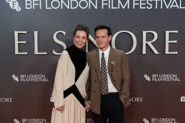 Elsinore opening night gala at BFI London Film Festival LONDON, UNITED KINGDOM - OCTOBER 07: Olivia Colman (L) and Andrew Scott (R) attend the opening night gala of Elsinore during the 70th BFI London Film Festival at the Royal Festival Hall in London, United Kingdom on October 07, 2026. Wiktor Szymanowicz Anadolu London United Kingdom. Editorial use only. Please get in touch for any other usage.  Copyright: x2026xAnadoluxWiktorxSzymanowiczx