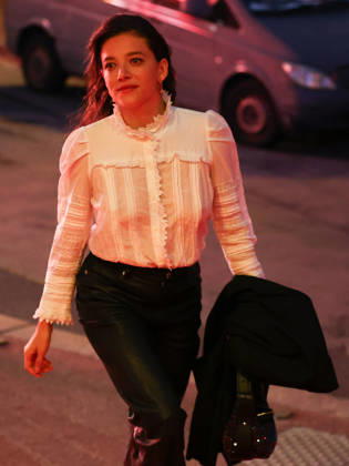 October 7, 2026, Dinard, Bretagne, France: ZOE ADJANI arrives for a screening during the 37th Dinard British and Irish Film Festival in Dinard, France. Dinard France - ZUMAc179 20261007_zep_c179_028 Copyright: xMickaelxChavetx