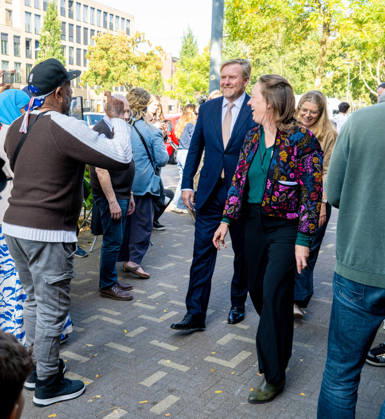 King visits neighborhood activities for and by residents. Den Bosch, The Netherlands. 07 Oct 2026 King Willem-Alexander during a working visit to Copernikkel, a cooperation of various residents initiatives. Copernickel is one of the social initiatives supported by the Oranje Fonds. Den Bosch The Netherlands Copyright: xMischaxSchoemakerx