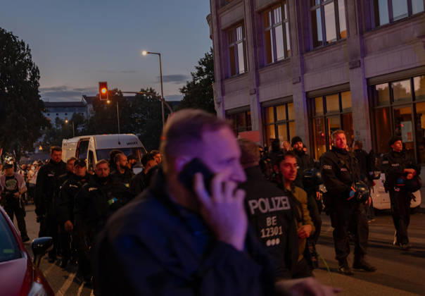 October 7, 2026, Berlin, Germany: Hundereds of pro-palestinian protesters gather in Berlin, Germany, on October 7, 2026. This marks the three-year anniversary of the Hamas led border attacks in Southern Israel. Germany - ZUMAj167 20261007_zip_j167_009 Copyright: xSvetxJacquelinex