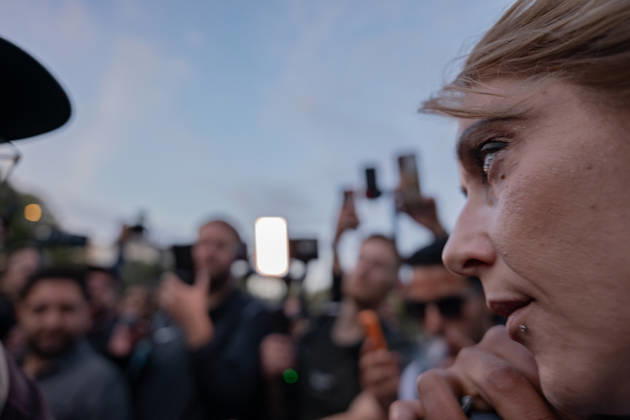 October 7, 2026, Berlin, Germany: Hundereds of pro-palestinian protesters gather in Berlin, Germany, on October 7, 2026. This marks the three-year anniversary of the Hamas led border attacks in Southern Israel. Germany - ZUMAj167 20261007_zip_j167_012 Copyright: xSvetxJacquelinex
