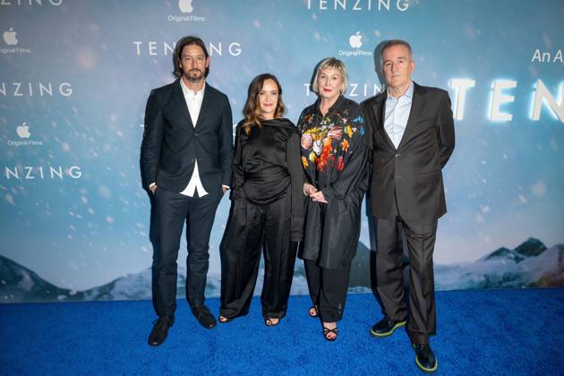 October 7, 2026, New York, New York, United States: (L-R) Stefan Duscio, Jennifer Peedom, Liz Watts and Luke Davies attend.Apple Original Films Tenzing New York Premiere at DGA Theater on October 07, 2026 in New York City. New York United States - ZUMAs197 20261007_aaa_s197_425 Copyright: xRonxAdarx