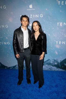 October 7, 2026, New York, New York, United States: (L-R) Tenzing Norgay Trainor and Deki Tenzing attend.Apple Original Films Tenzing New York Premiere at DGA Theater on October 07, 2026 in New York City. New York United States - ZUMAs197 20261007_aaa_s197_430 Copyright: xRonxAdarx