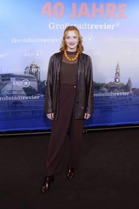 Sofie Junker at the photo call celebrating the 40th anniversary of the ARD series *Großstadtrevier* at the Astor Film Lounge in Hamburg, October 7, 2026 Foto:xgbrcix xFuturexImagex grossstadtrevier_6028