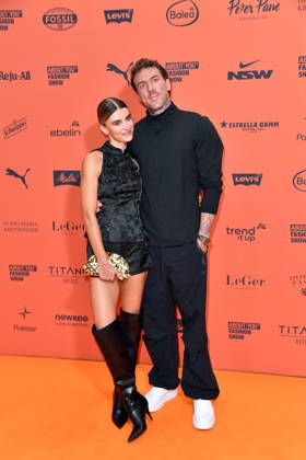 ABOUT YOU Opera Fashion Show: Romina Palm and Christian Wolf at the ABOUT YOU Opera Fashion Show in Berlin on October 7, 2026 Copyright: xEventpressxBerndtx
